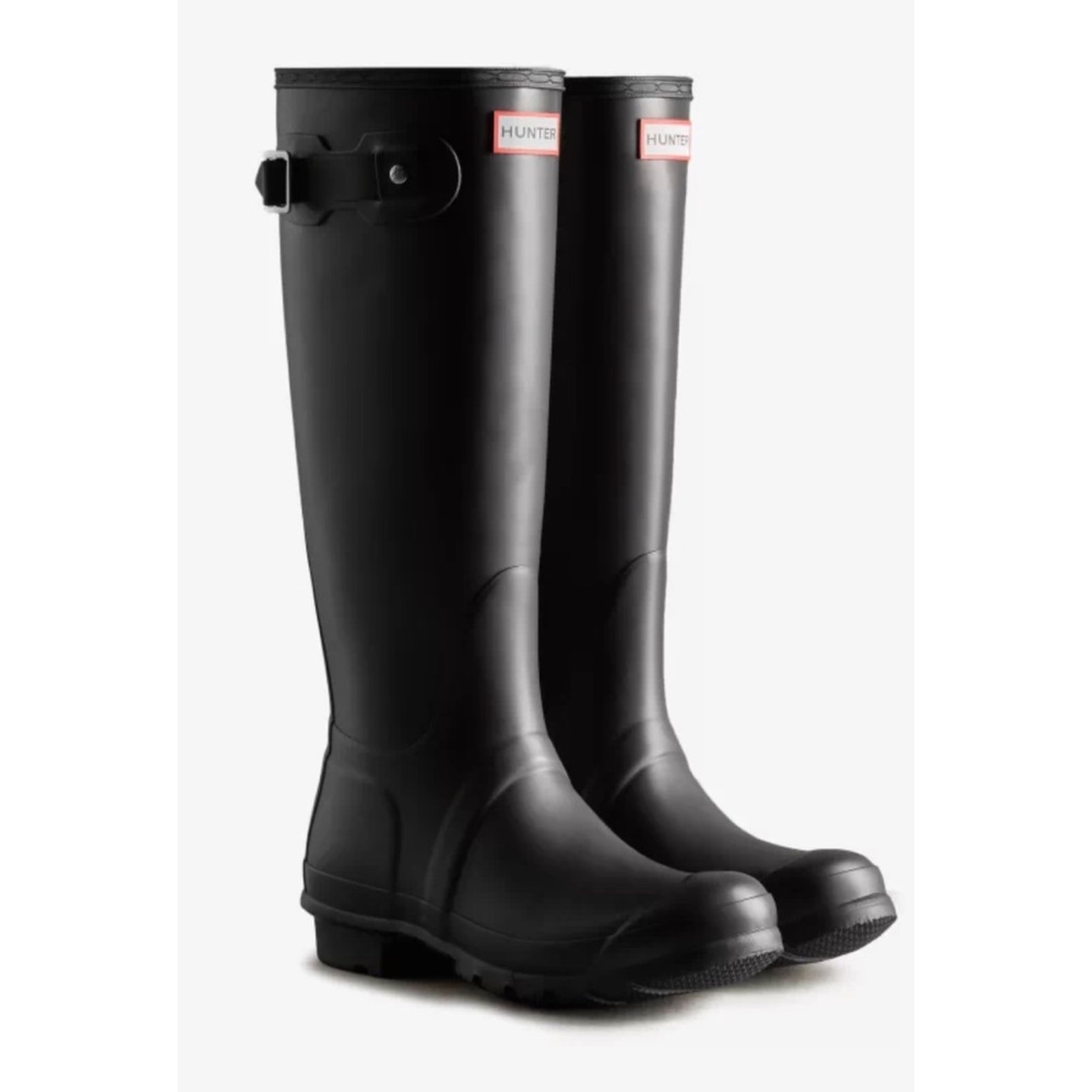 Hunter Tall Original Black Rain Boots Sz 9